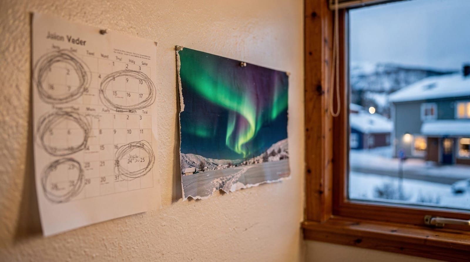 Best month to see the northern lights in Tromsø: an honest breakdown — Month-by-month breakdown of aurora odds in Tromsø — real cloud-cover stats, KP p