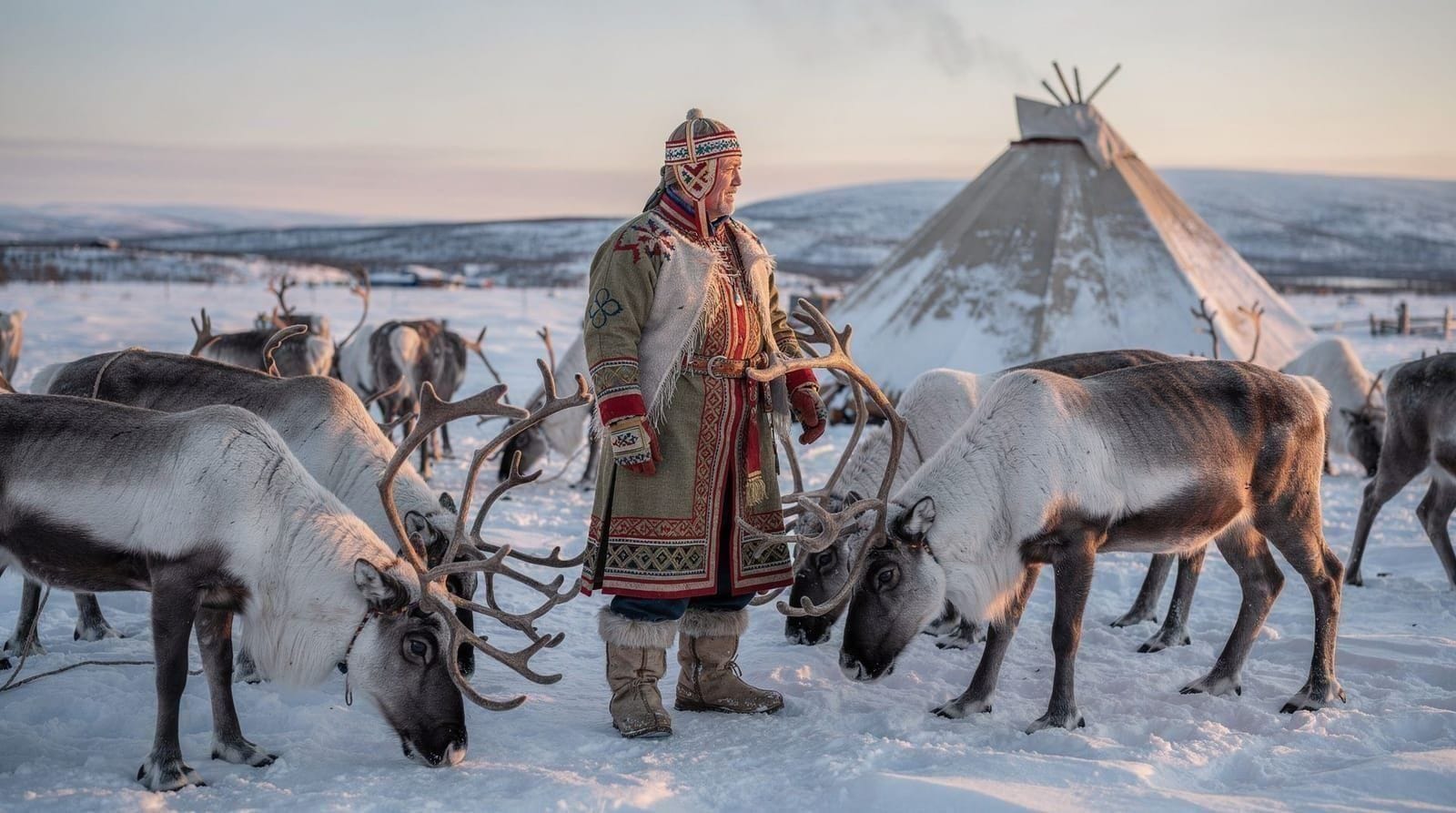 Tromsø: Reindeer Sledding & Feeding with a Sami Guide