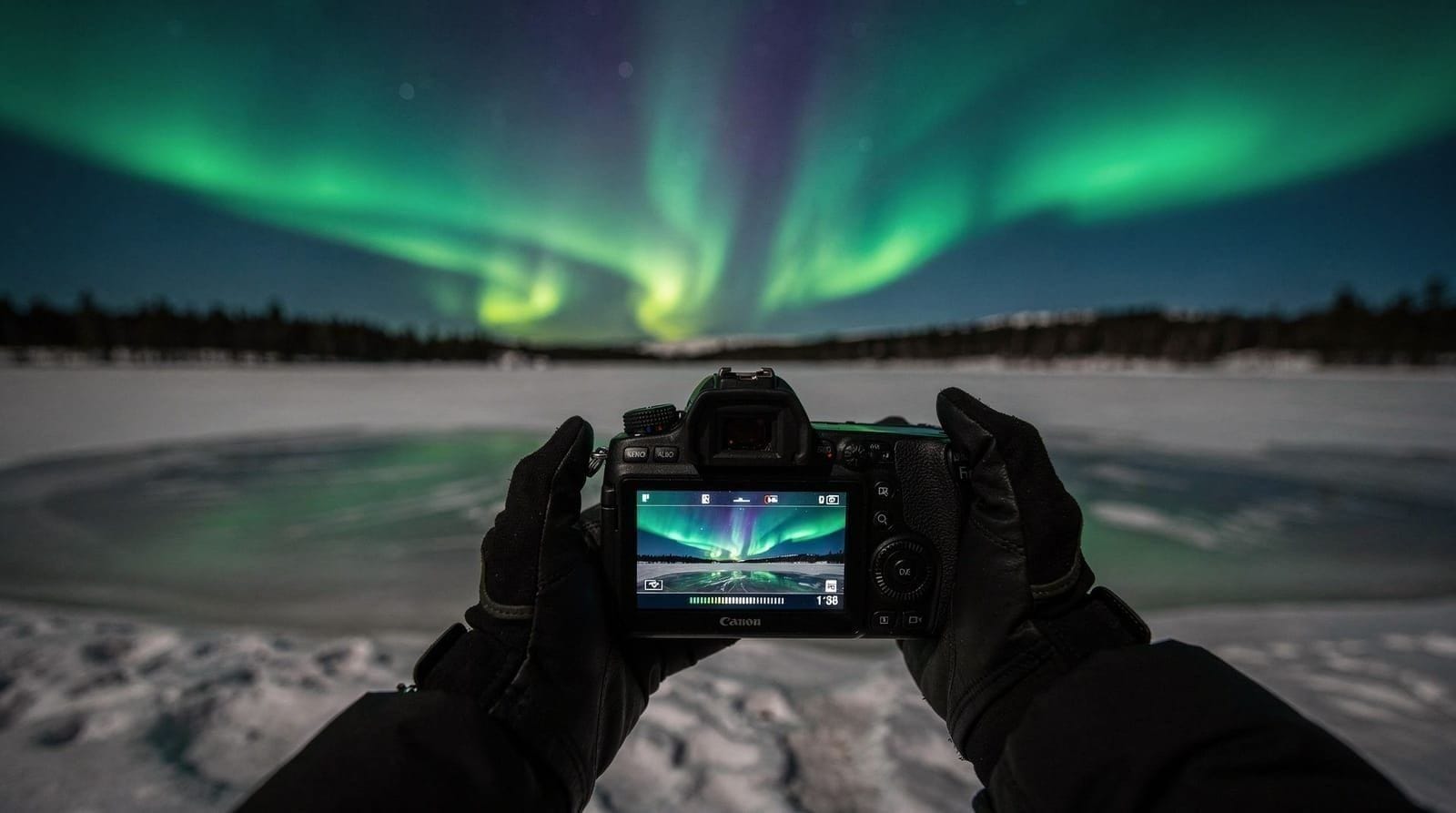 Aurora photography settings for beginners and advanced shooters — Practical camera settings for photographing the northern lights in Tromsø. ISO, 