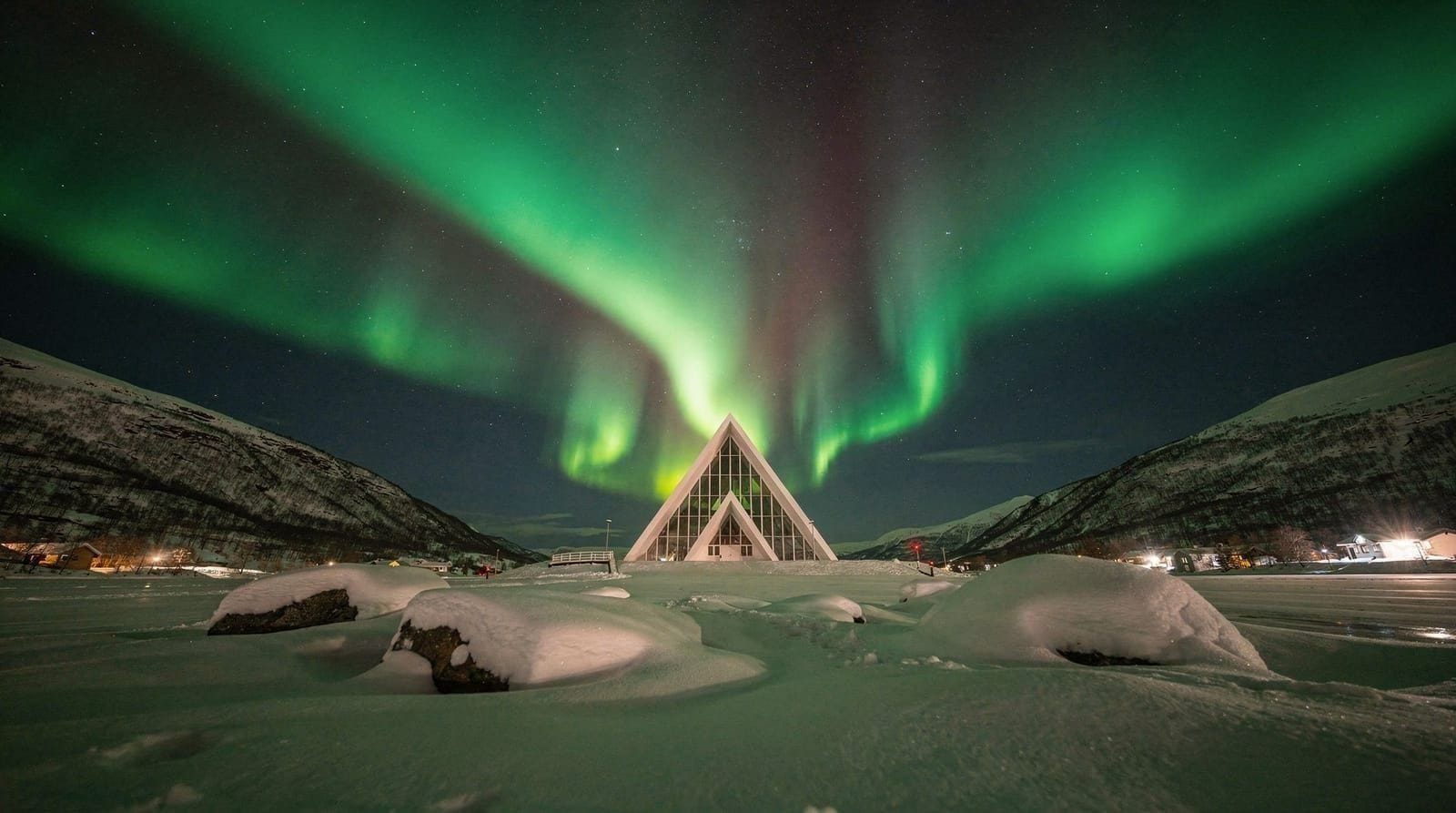 Best time to see the northern lights in Tromsø — Aurora season runs September–April in Tromsø. Peak months are November–February.