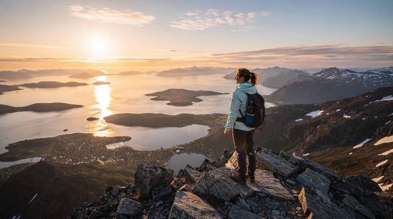 Midnight sun hikes near Tromsø — where and when to walk in the Arctic light — Best midnight sun hiking routes near Tromsø. When the sun stays up, where to wal