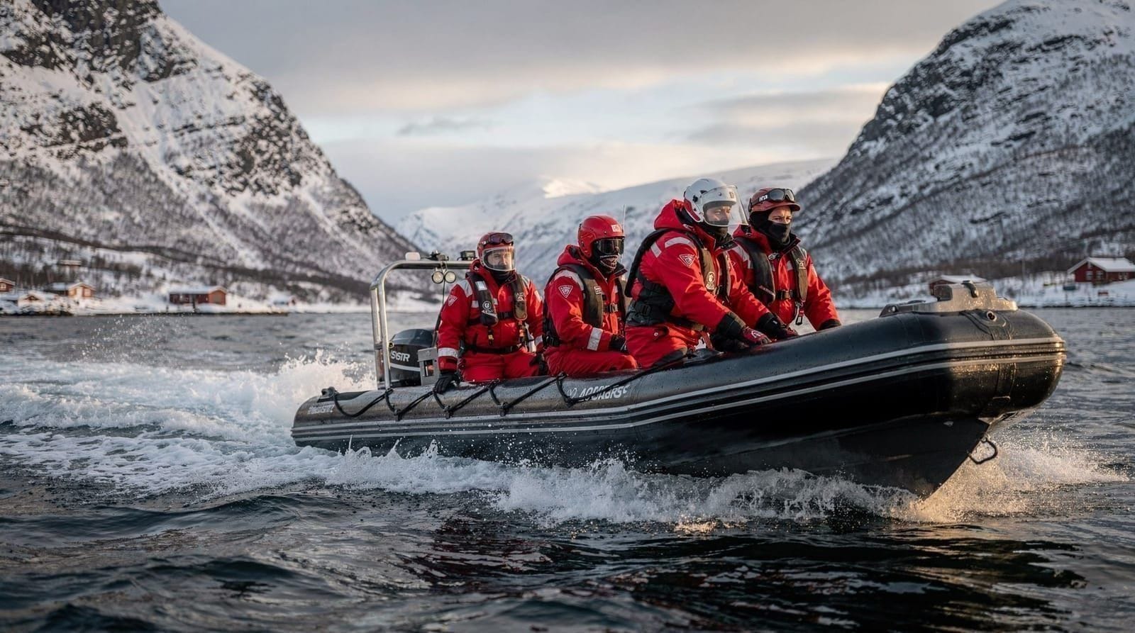 Polar fjord cruise in winter near Tromsø — what to expect — Winter fjord cruises near Tromsø run in polar night — frozen shores, dark water,