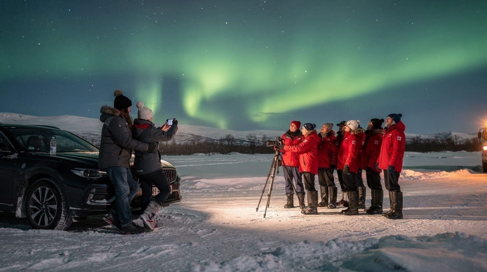 Self-drive vs guided aurora in Tromsø — which gives better results? — Self-drive vs guided aurora tours in Tromsø 2026. Honest comparison of cost, aur