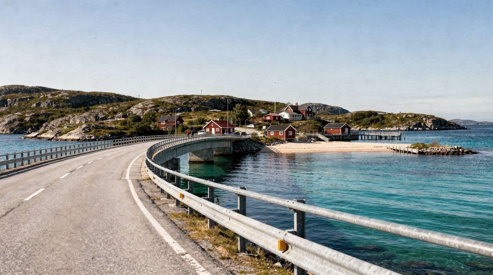 Sommarøy day trip from Tromsø — Sommarøy day trip from Tromsø — 1 hour drive, white-sand beaches, kayaking, salm