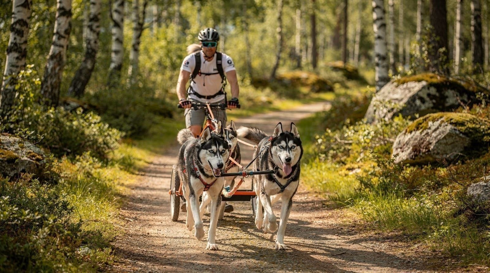 Summer dog sledding in Tromsø — wheeled rigs and kennel visits — Can you go dog sledding in Tromsø in summer? Wheeled rig options, kennel visits,