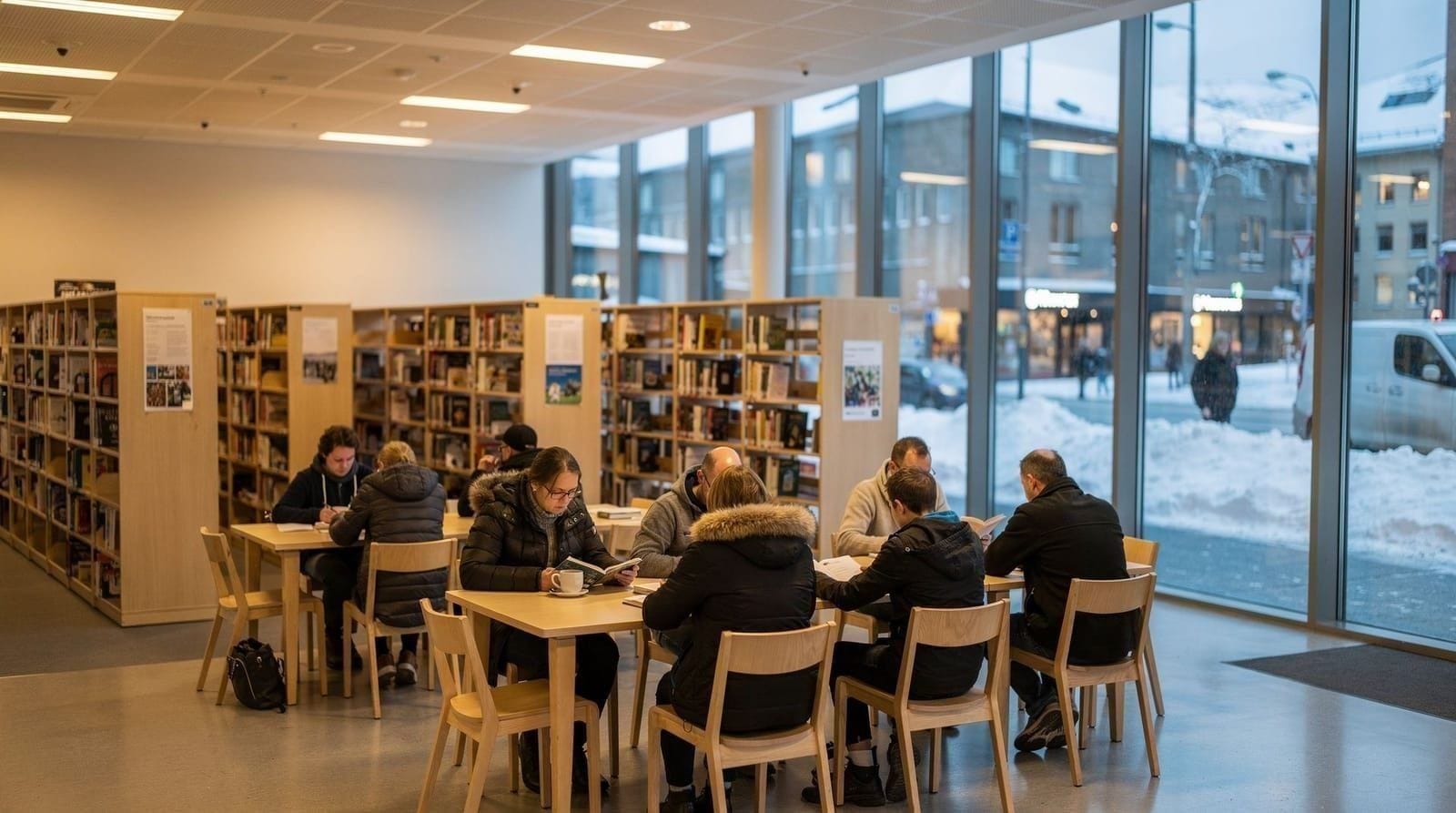 Tromsø public library — free stop for travellers — Tromsø public library: free entry, WiFi, Arctic book collection, and warm readin
