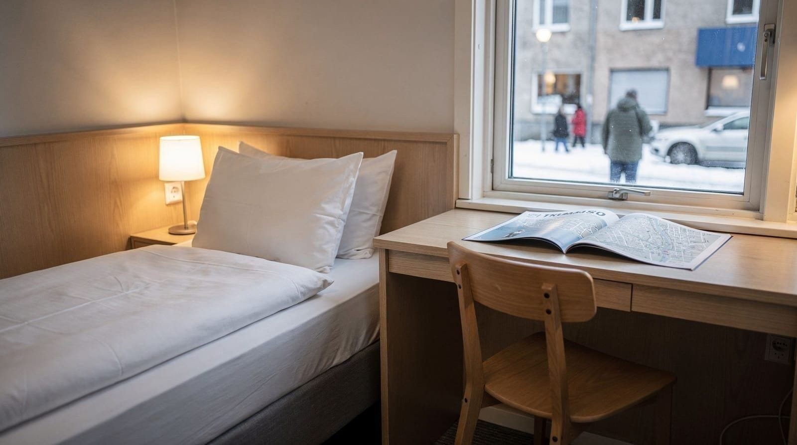 Where to stay in Tromsø — neighbourhoods and hotel tiers — Stay central on Tromsøya island for walking access to everything. Budget hotels 